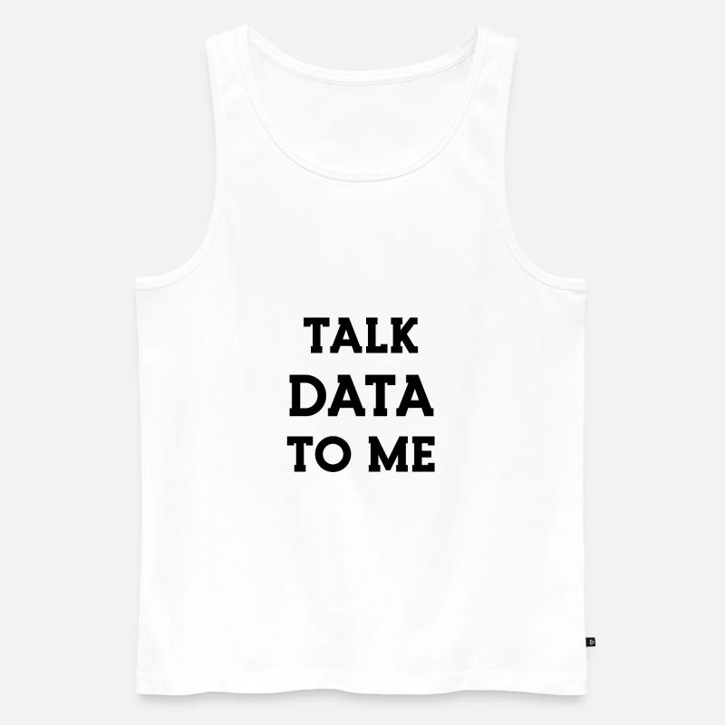 Data Science Statistics Data Scientist - Débardeur bio Premium Homme - blanc