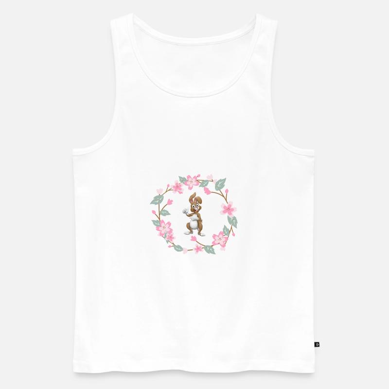 Frohe Ostern | Ostern | Ostergeschenke | Ostern - Männer Premium Bio Tank Top - Weiß