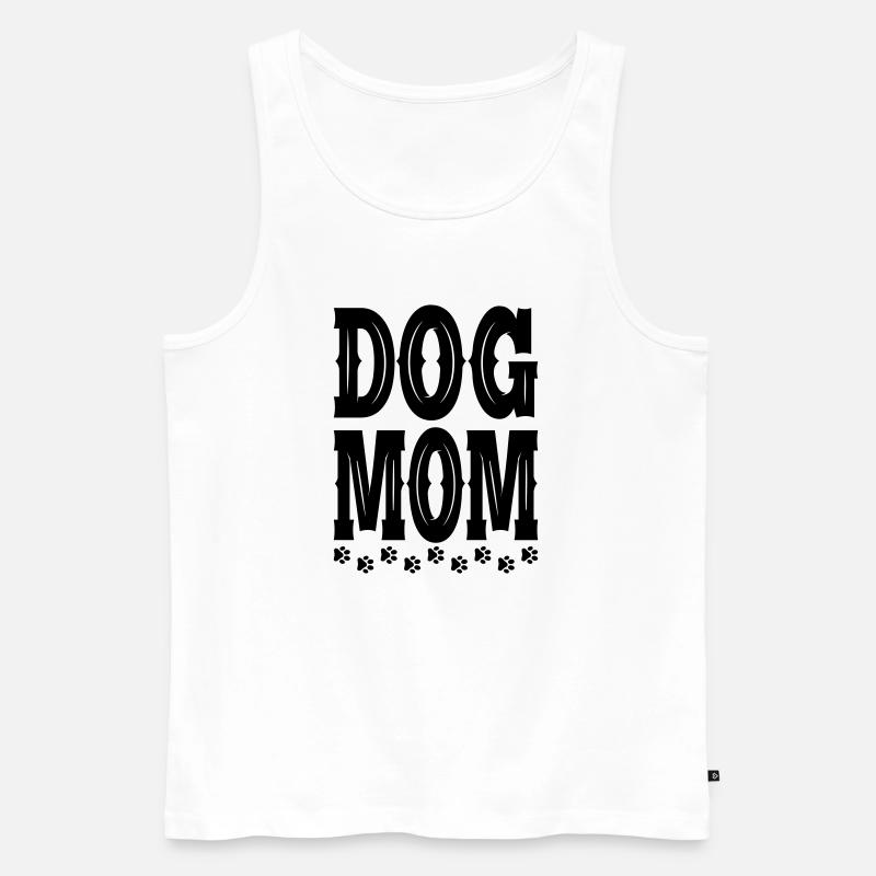 Mutter von Hunden - Männer Premium Bio Tank Top - Weiß