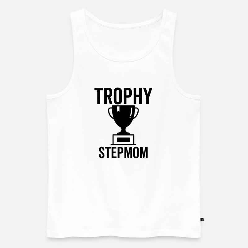 Trophäe Stiefmutter - Männer Premium Bio Tank Top - Weiß