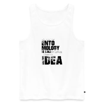 Entomologie - Männer Premium Bio Tank Top - Weiß - Vorne - Michal (187cm)