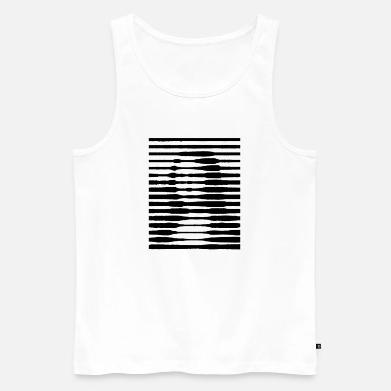 MONA - Männer Premium Bio Tank Top - Weiß