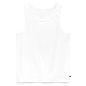 sensibilisation santé mentale - Débardeur bio Premium Homme - blanc - Devant - Michal (187cm)