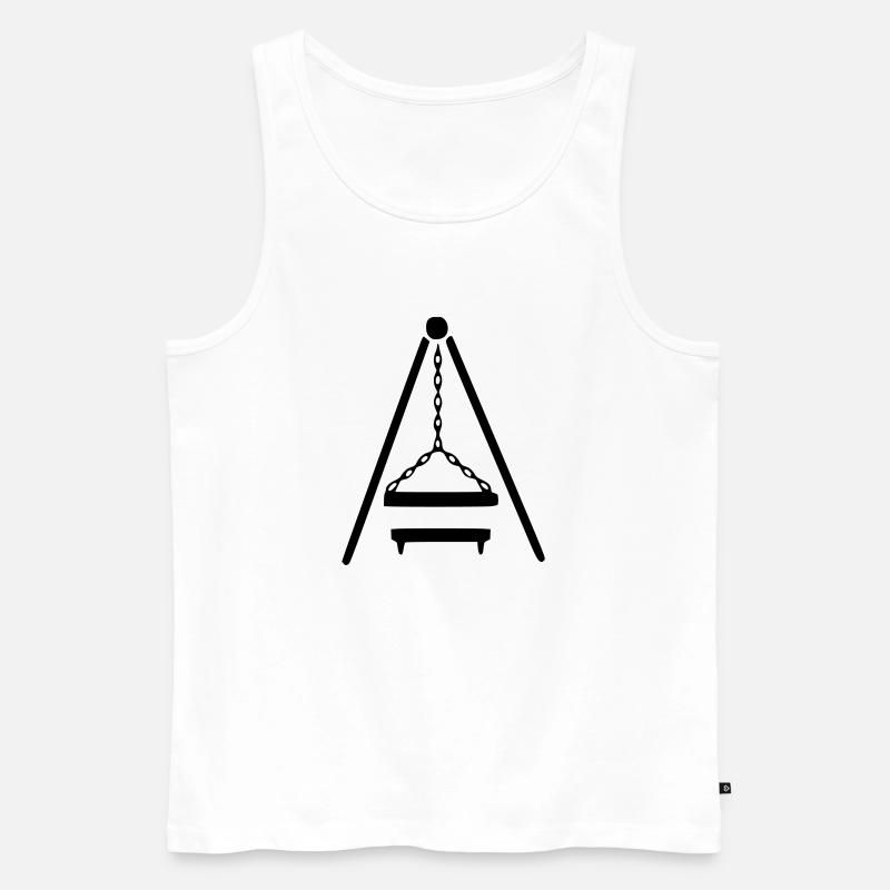 Schwenker - Männer Premium Bio Tank Top - Weiß