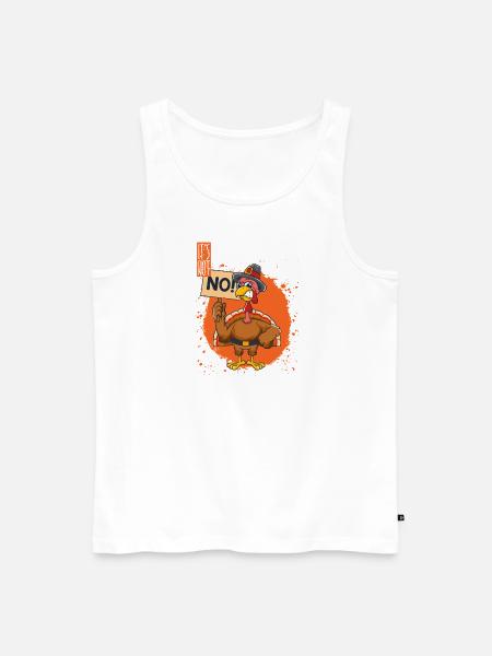 It's Not Christmas Yet - Männer Premium Bio Tank Top - Weiß