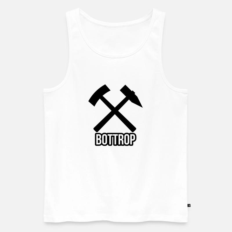 Bottrop Ruhrgebiet - Männer Premium Bio Tank Top - Weiß