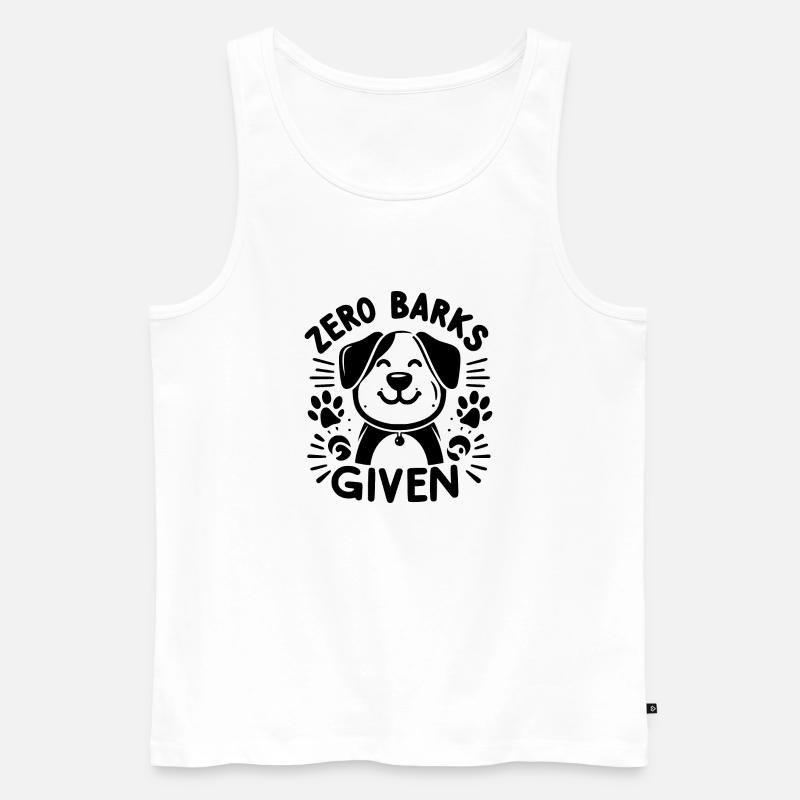 Null Bellen gegeben - Männer Premium Bio Tank Top - Weiß
