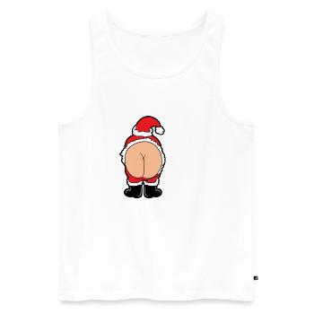 Santa Claus Christmas Santa - Men's Premium Organic Tank Top - white - Front - Michal (187cm)