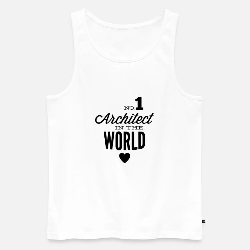 Bester Architekt der Welt - Männer Premium Bio Tank Top - undefined
