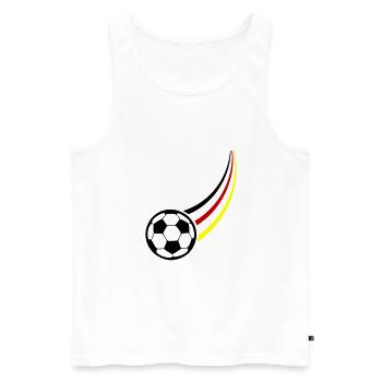 Soccer Team Germany - Men's Premium Organic Tank Top - white - Front - Michal (187cm)