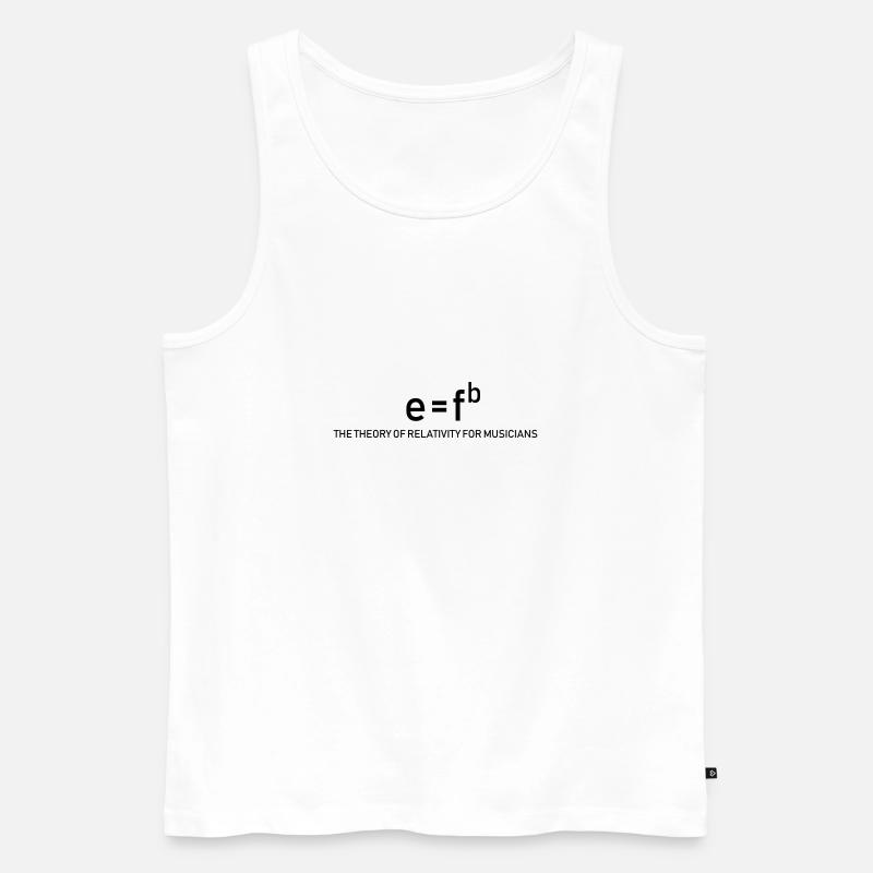 Musik Formel Mathe Nerd Geschenk - Männer Premium Bio Tank Top - Weiß