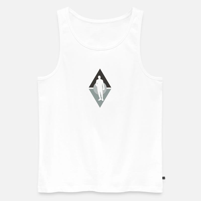 Boxer Hook - Männer Premium Bio Tank Top - Weiß