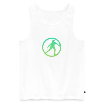 Battes de pickleball Joueurs de pickleball - Débardeur bio Premium Homme - blanc - Devant - Michal (187cm)