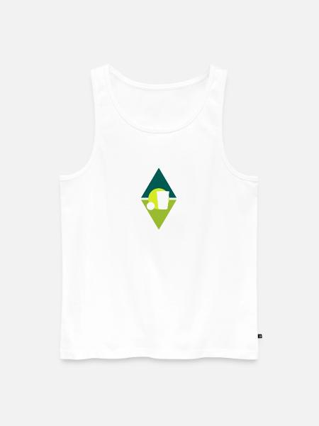 Beerpong Bier Party - Männer Premium Bio Tank Top - Weiß
