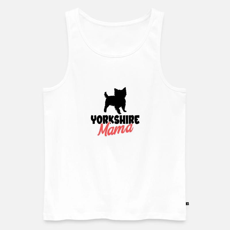 Yorkshire Terrier - Männer Premium Bio Tank Top - Weiß