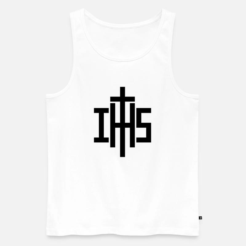 IHS - Männer Premium Bio Tank Top - Weiß