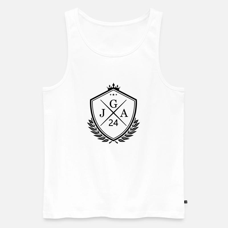 jga 24 junggesellenabschied - Männer Premium Bio Tank Top - Weiß