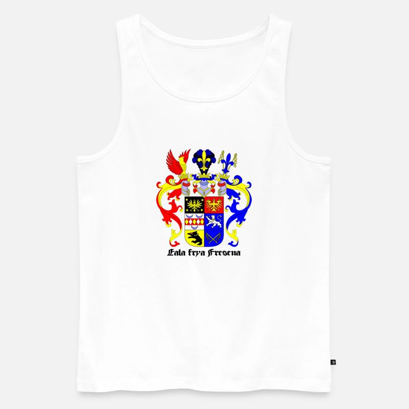 ostfriesland wappen - Männer Premium Bio Tank Top - Weiß