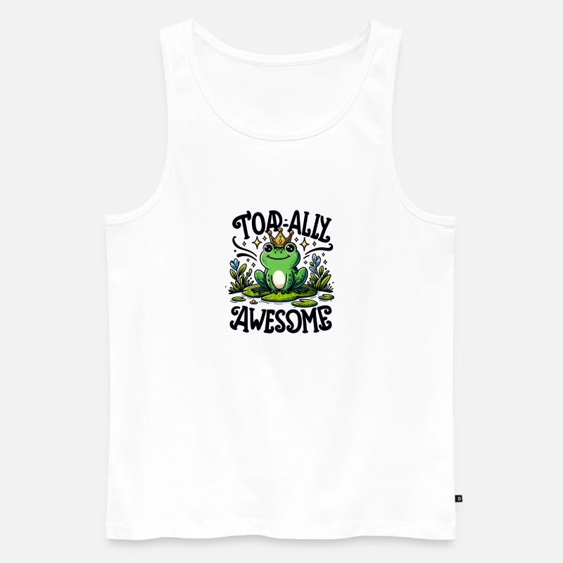 Toadally Awesome - Männer Premium Bio Tank Top - Weiß