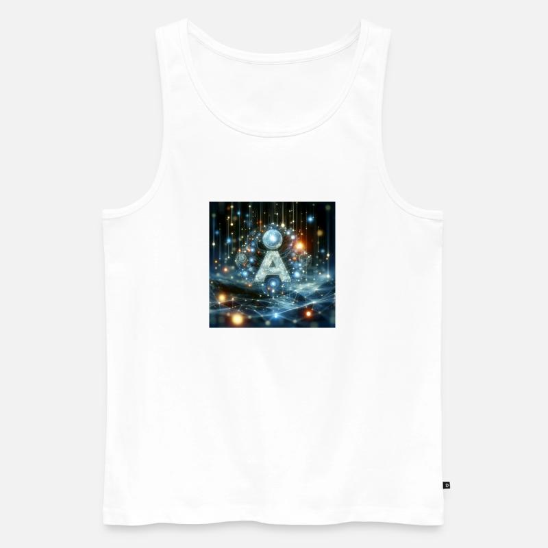 group1 2 - Männer Premium Bio Tank Top - Weiß