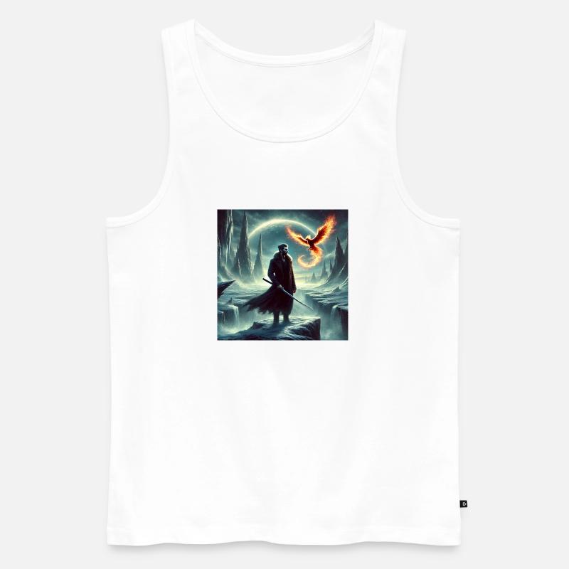 KALTER PHÖNIX - Männer Premium Bio Tank Top - Weiß