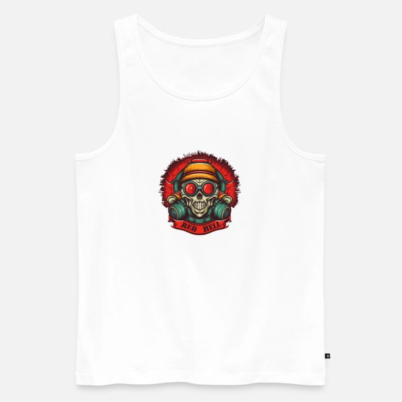 Atomar - Männer Premium Bio Tank Top - Weiß