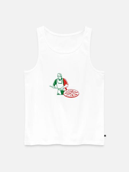 Pizza bakers - Men's Premium Organic Tank Top - white