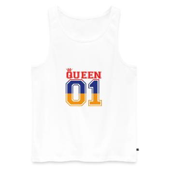 partner land king 01 prince Armenien - Männer Premium Bio Tank Top - Weiß - Vorne - AI Model Male 178 light (178cm)