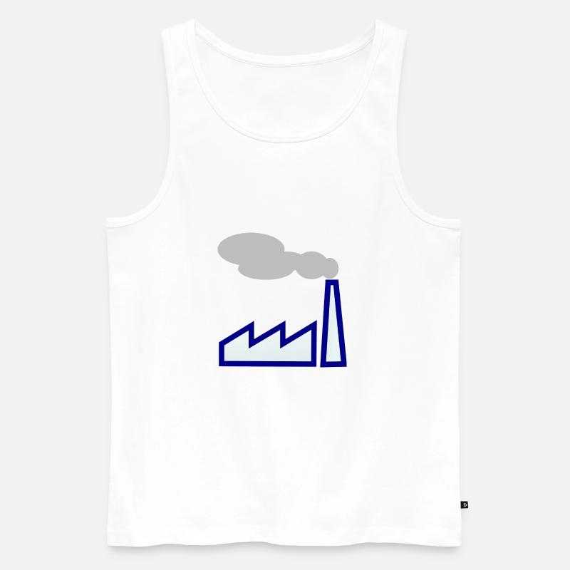 Industrie! Geschenk Idee Geschenkidee - Männer Premium Bio Tank Top - Weiß