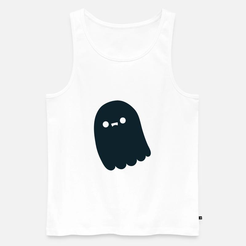 Geist - Männer Premium Bio Tank Top - Weiß