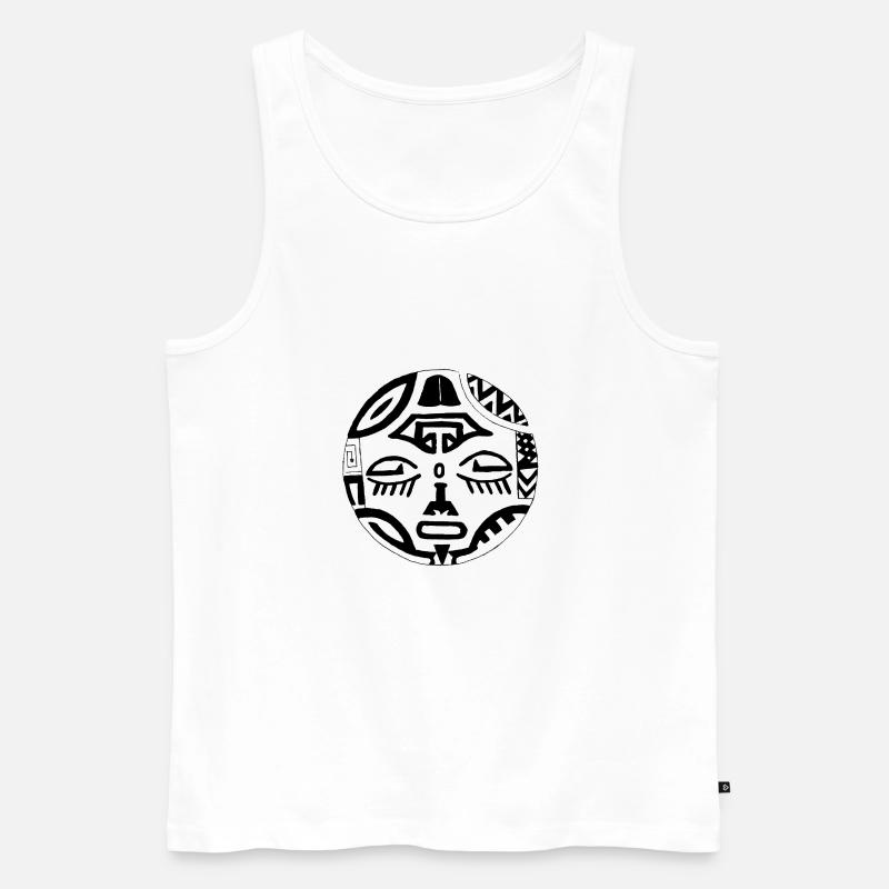 Face 2 Face Front - Männer Premium Bio Tank Top - Weiß