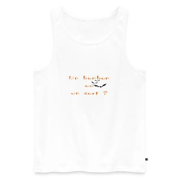 Halloween 2 - Men's Premium Organic Tank Top - white - Front - Michal (187cm)