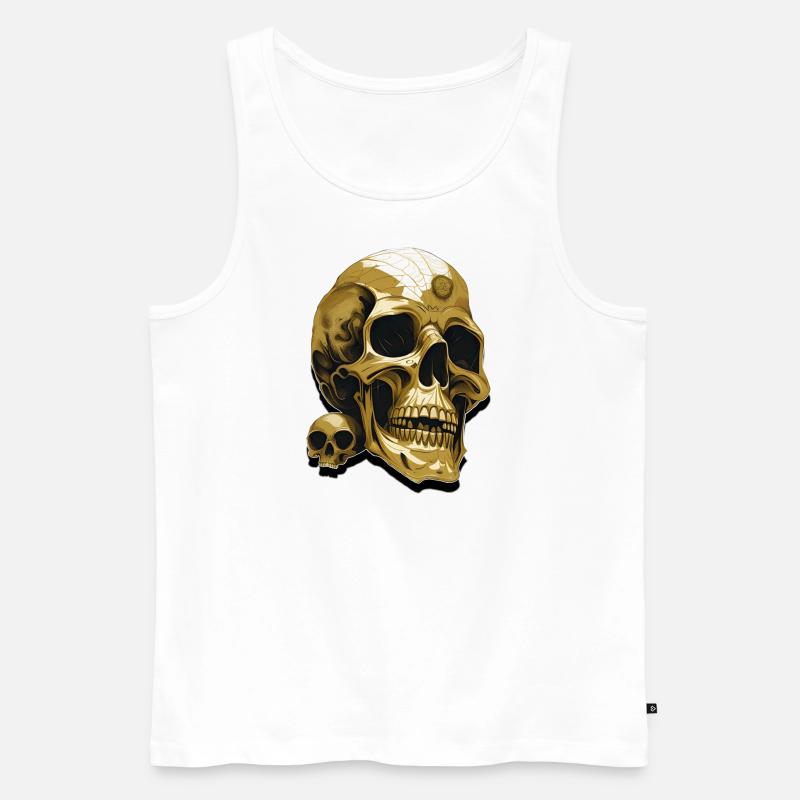 Second life - Männer Premium Bio Tank Top - Weiß