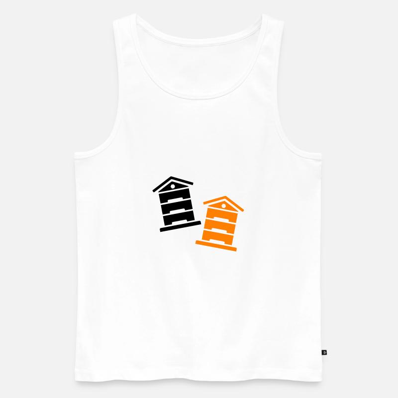 Honig Imker - Männer Premium Bio Tank Top - Weiß