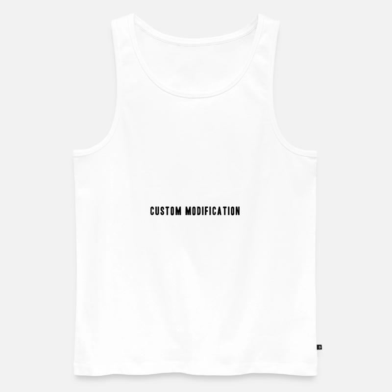 Custom Modification - Männer Premium Bio Tank Top - Weiß