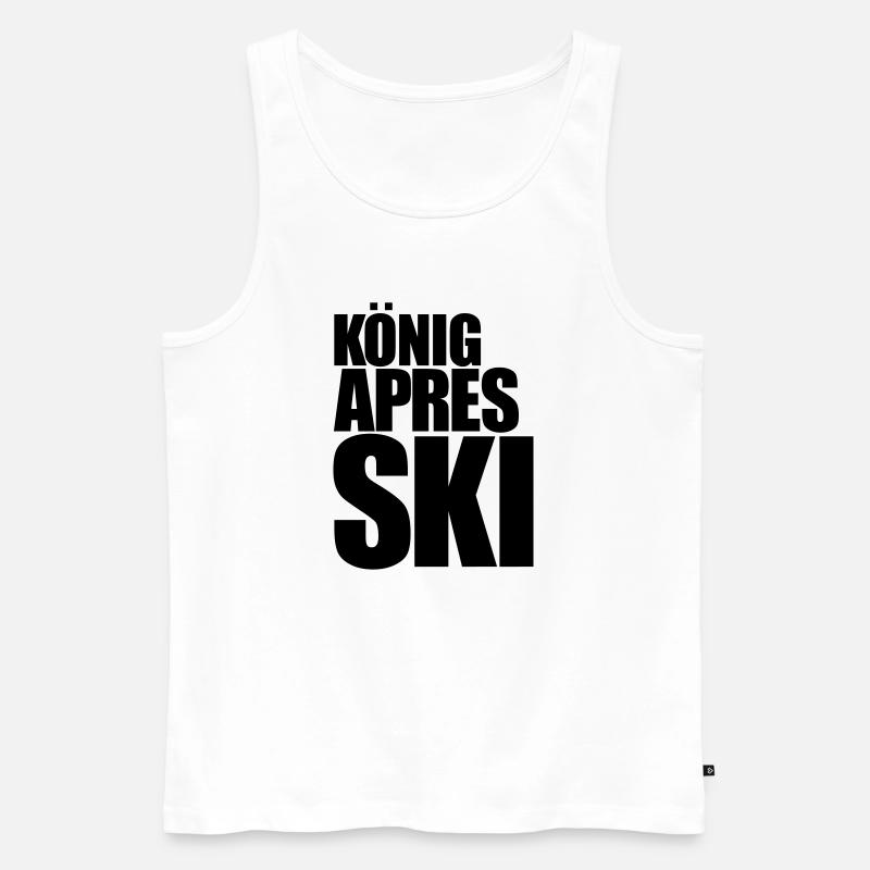apres ski après-ski - Männer Premium Bio Tank Top - Weiß