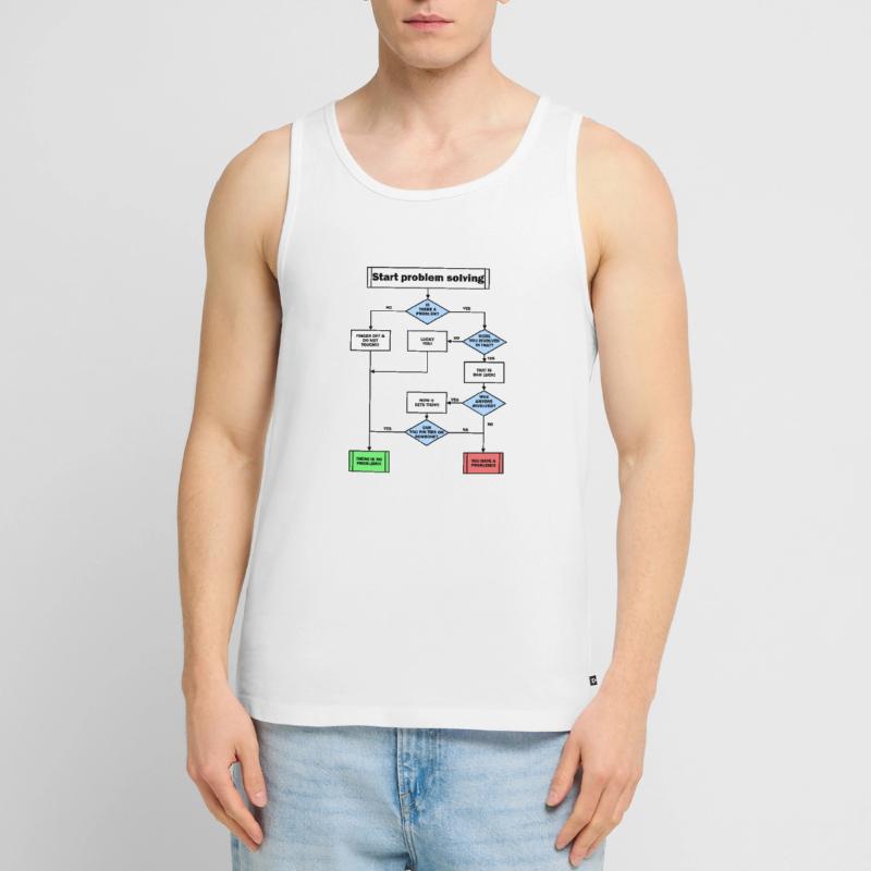 Problem solving! Men's Premium Organic Tank Top