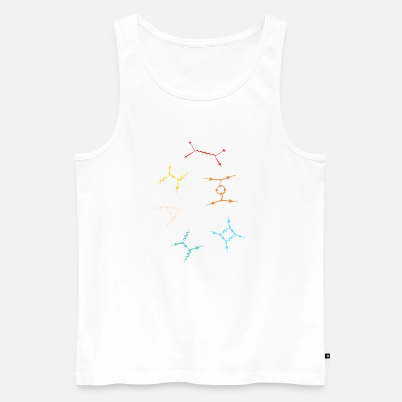 Quantenphysik Quanten Physik Quantensprung - Männer Premium Bio Tank Top - Weiß