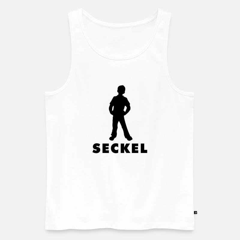 Pforzheimer Seckel - Männer Premium Bio Tank Top - Weiß