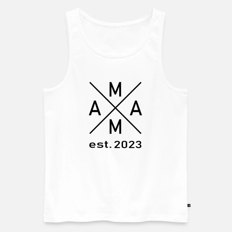 Mama 2023 - Männer Premium Bio Tank Top - Weiß