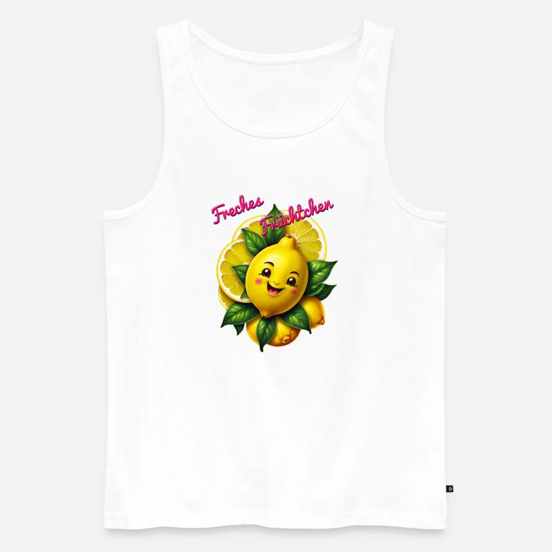 Freches Früchtchen - Männer Premium Bio Tank Top - Weiß