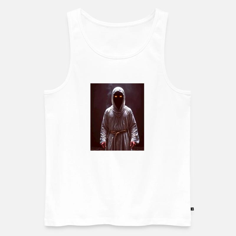 Noppera-bō Geist, der regungslos dasteht, - Männer Premium Bio Tank Top - Weiß