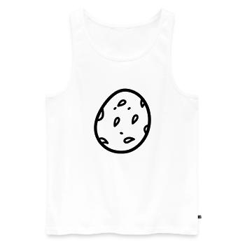 patate - Débardeur bio Premium Homme - blanc - Devant - Michal (187cm)