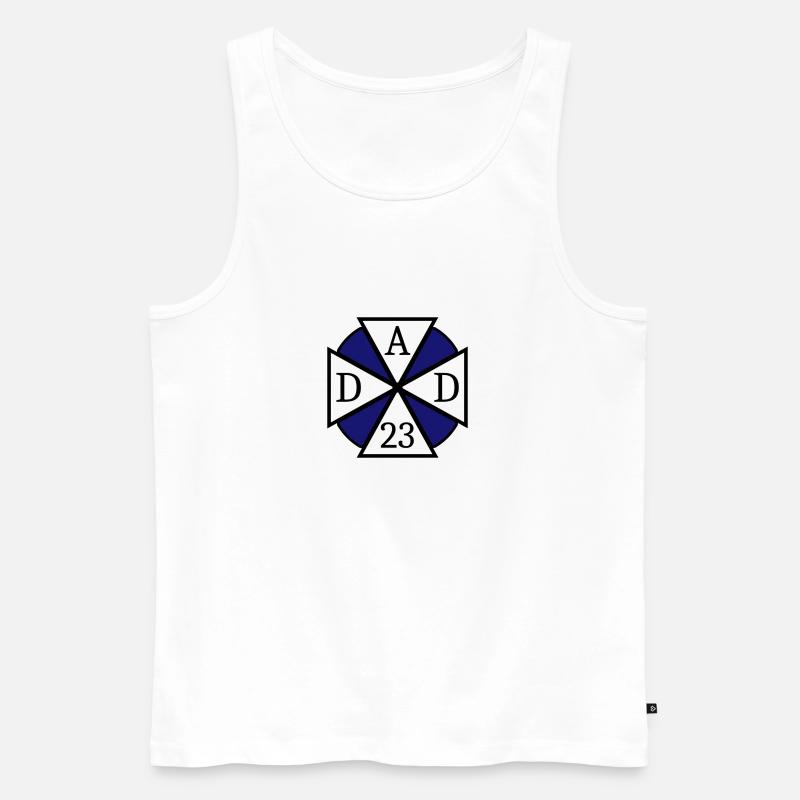 Dad Papa 23 Geschenk - Männer Premium Bio Tank Top - Weiß