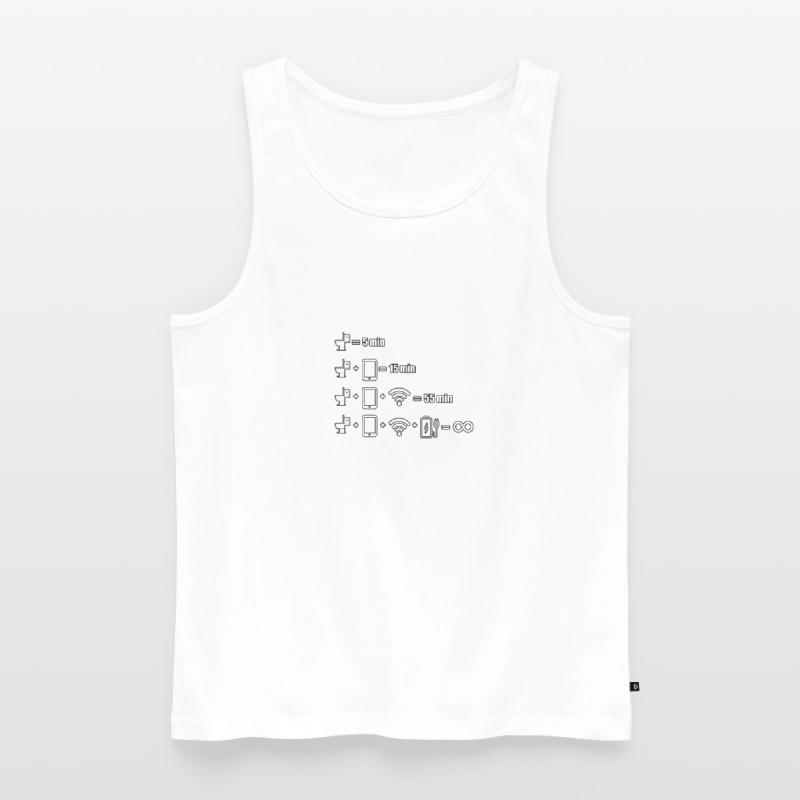IT expert programmer computer scientist coder Men's Premium Organic Tank Top
