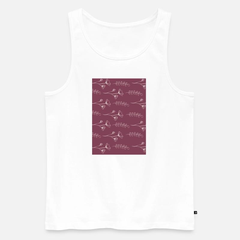 2A1DDFDD 7857 4B2B 80E4 395C95FE6AFA - Männer Premium Bio Tank Top - Weiß