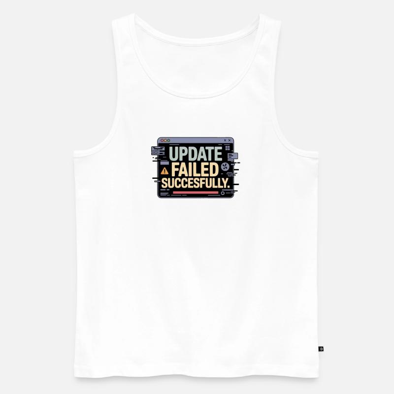 update-failed-successfully - Men's Premium Organic Tank Top - white