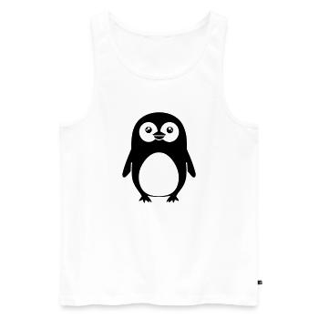 Pingouin - Débardeur bio Premium Homme - blanc - Devant - Michal (187cm)