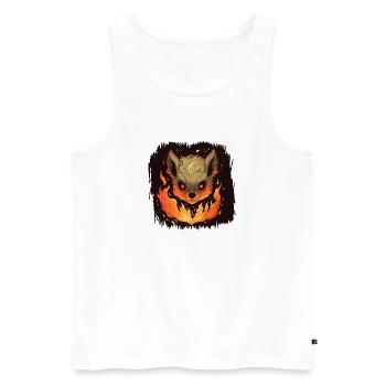 bear camisa para dormir humor animal lover quote - Men's Premium Organic Tank Top - white - Front - Michal (187cm)