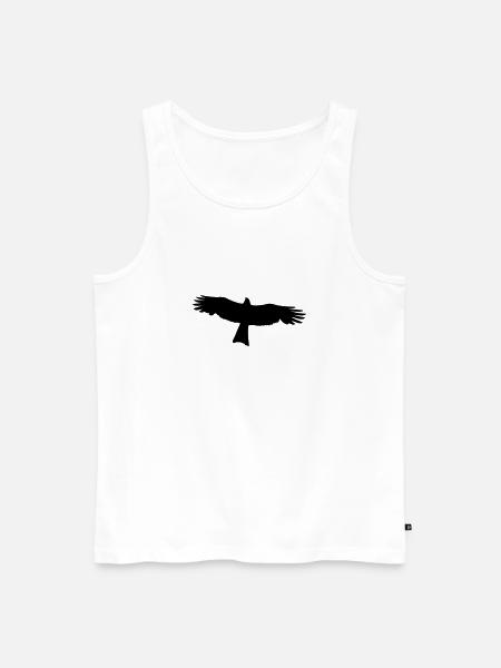 Faucon - Rapace - Débardeur bio Premium Homme - blanc